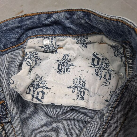 Decree Shorts Denim Jeans Juniors Size 3 Little Blue Distressed - Picture 5 of 7